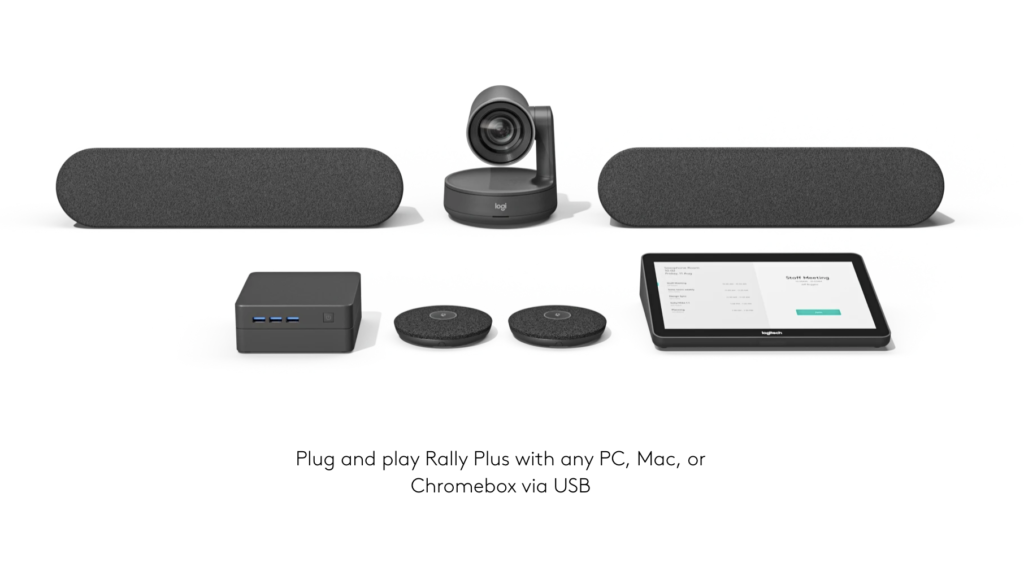 960-001242 – Logitech Rally Plus (1 x Camera, 2 x Speaker, 2 x Mic ...