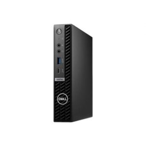 Dell OptiPlex 7010 Plus - Micro - Core i5 13500T / up to 4.6 GHz - vPro Enterprise - RAM 16 GB - SSD 256 GB - NVMe, Class 35 - UHD Graphics 770 - Gigabit Ethernet, IEEE 802.11ax (Wi-Fi 6E) - Bluetooth, 802.11a/b/g/n/ac/ax (Wi-Fi 6E) - Win 11 Pro - monitor