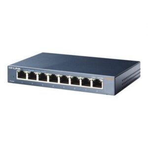 TP-Link TL-SG108 8-Port Gigabit Desktop Switch – Steel Case