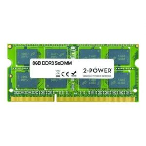 2-Power - DDR3L - module - 8 GB - SO-DIMM 204-pin - 1600 MHz / PC3L-12800 - CL11 - 1.35 V - unbuffered - non-ECC - for HP 250 G5 (DDR3), EliteBook 745 G3, 755 G3, 840 G1, ProBook 430 G3 (DDR3), 440 G3 (DDR3)