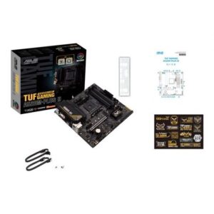 ASUS TUF GAMING A520M-PLUS II - Motherboard - micro ATX - Socket AM4 - AMD A520 Chipset - USB 3.2 Gen 1 - Gigabit LAN - onboard graphics (CPU required) - HD Audio (8-channel)