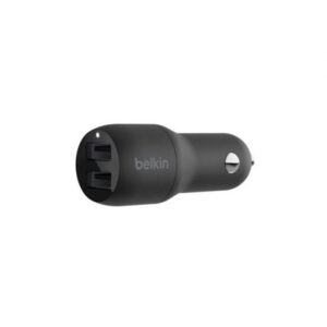 BELKIN CAR CHARGER DUAL USB-A 24W BLACK