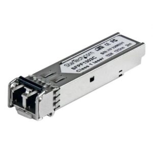 StarTech.com Cisco GLC-FE-100FX Compatible SFP Module, 100BASE-FX, 100Mbps Multimode Fiber MMF Optic Transceiver, 100 Mbps, LC Connector, 2km, 1310nm, DDM, Cisco ASR920, IE2000, IE4000 - Lifetime Warranty (SFPF1302C) - SFP (mini-GBIC) transceiver module -