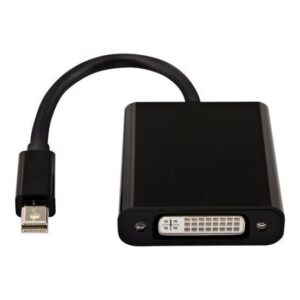 MINI DP TO DVI ADAPTER BLACK MINI DP TO DVI-D ADPTR 1080P FH